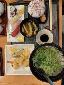 Japanese hospitality lunch